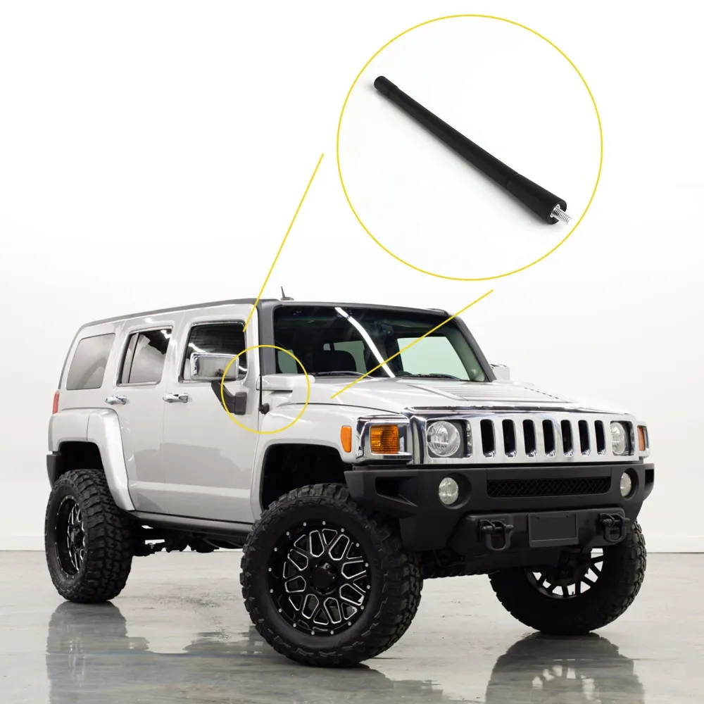 7" Rádio AM/FM com antena curta para Hummer H3 2006-2010 Genérico