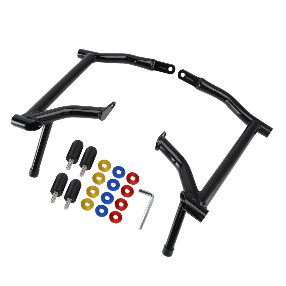 2014-2023 Road Glids Street Glide Road Glide Flht Flhx Saddlebag Guard Crash Bar Frame Protector Bumper Black