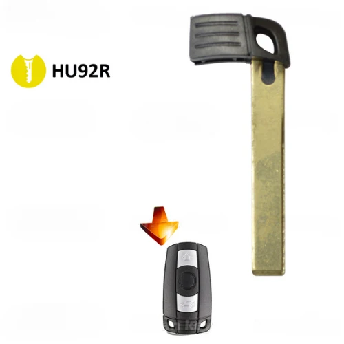 BMW Lamina de substituição chave HU92R