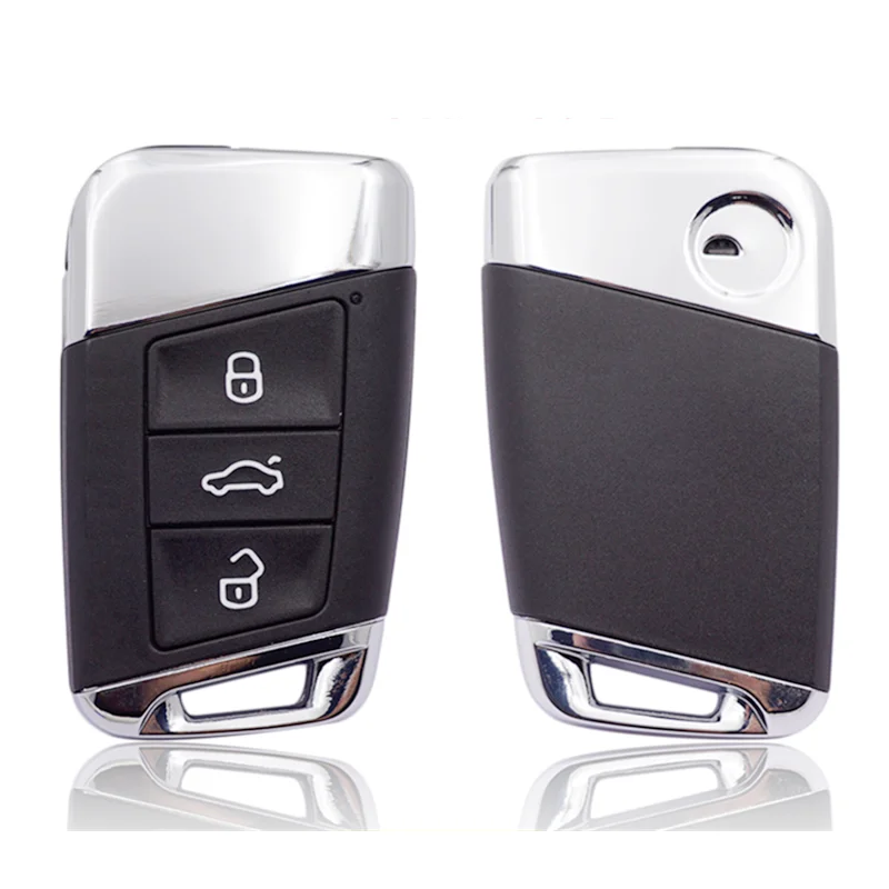 Carcaç Chave VW Skoda Keyless 3 Botões