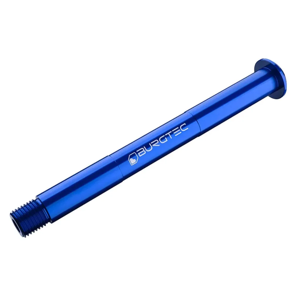 BURGTEC Eixo da roda dianteira para forquilha FOX 15x110 mm Boost Avant 2021 Azul