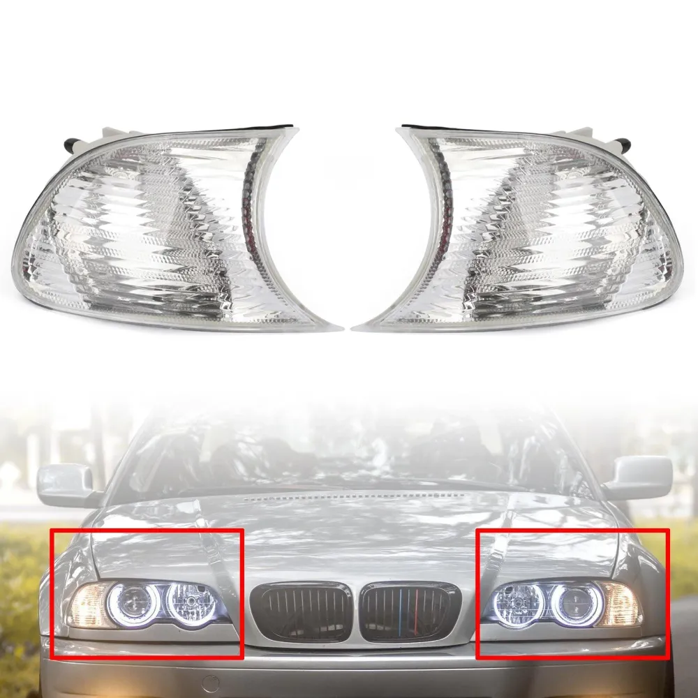 1998-2001 BMW E46 2 Portas Luzes de Turn Signal de canto esquerdo/direito