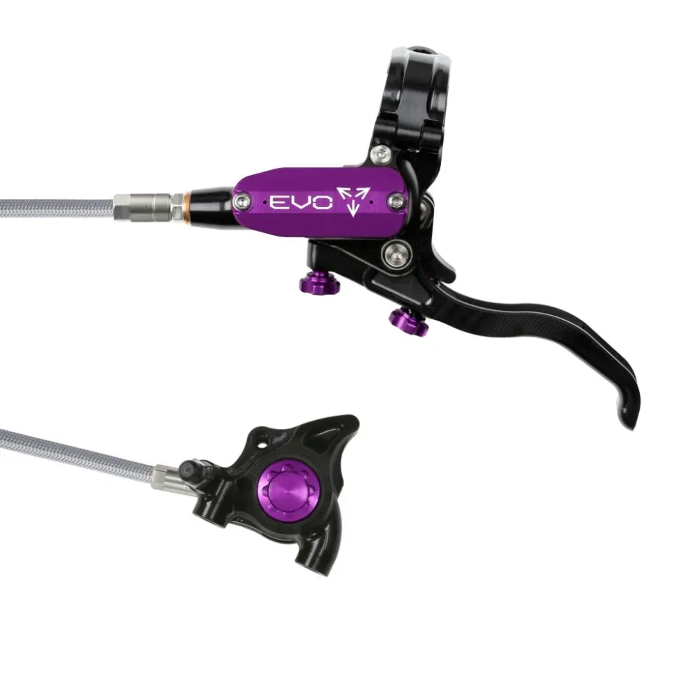 Travão dianteiro HOPE TECH 4 EVO X2 FM Aviation Preto/Violeta