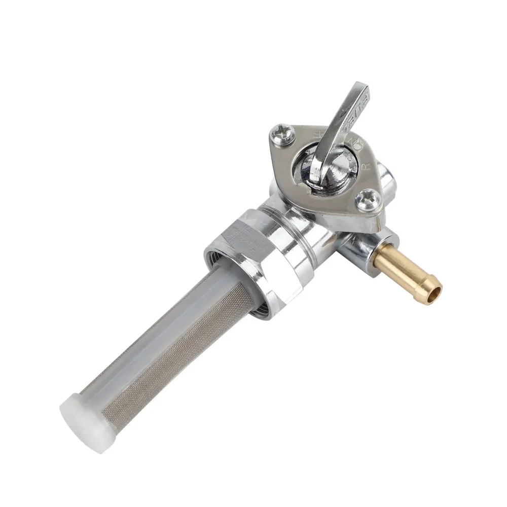 Válvula de combustível Petcock saída esquerda adequada para Sportster Big Twin 1975-up 13/16" Genérico